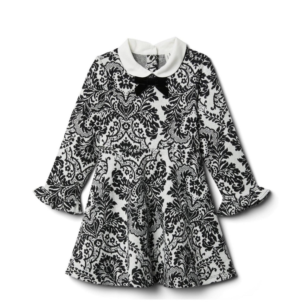 Janie and Jack Damsk Pattern Dress